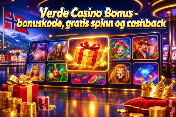 Verde Casino Bonus - bonuskode, gratis spinn og cashback
