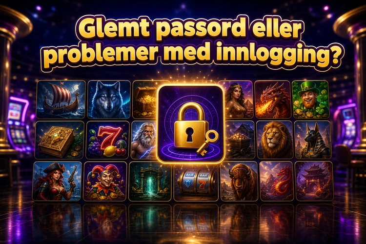 Glemt passord eller problemer med innlogging?